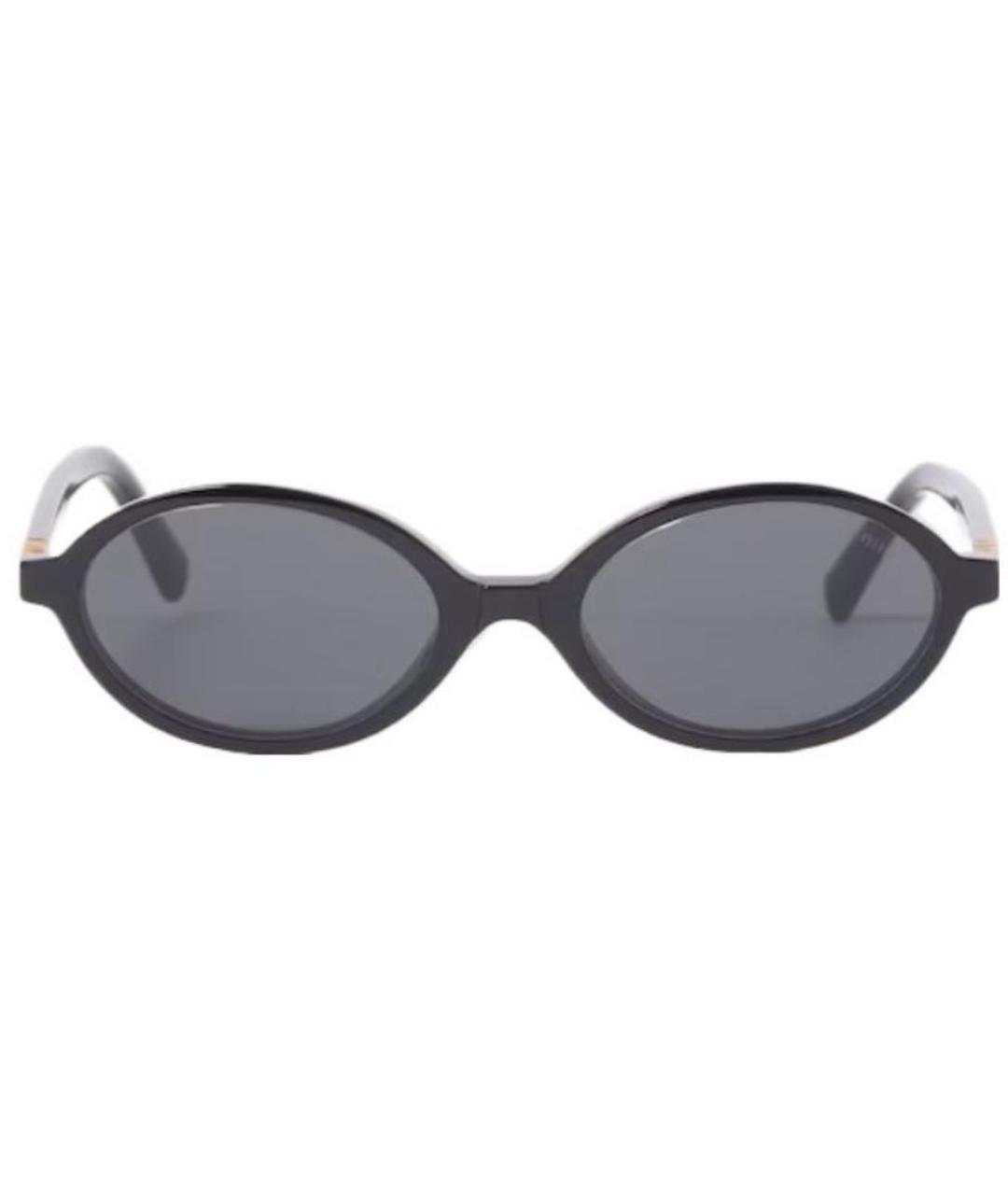 MIU MIU Черные солнцезащитные очки, фото 3