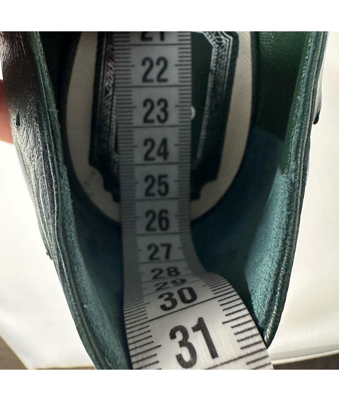 CHRISTIAN DIOR PRE-OWNED Зеленые туфли из экзотической кожи, фото 6