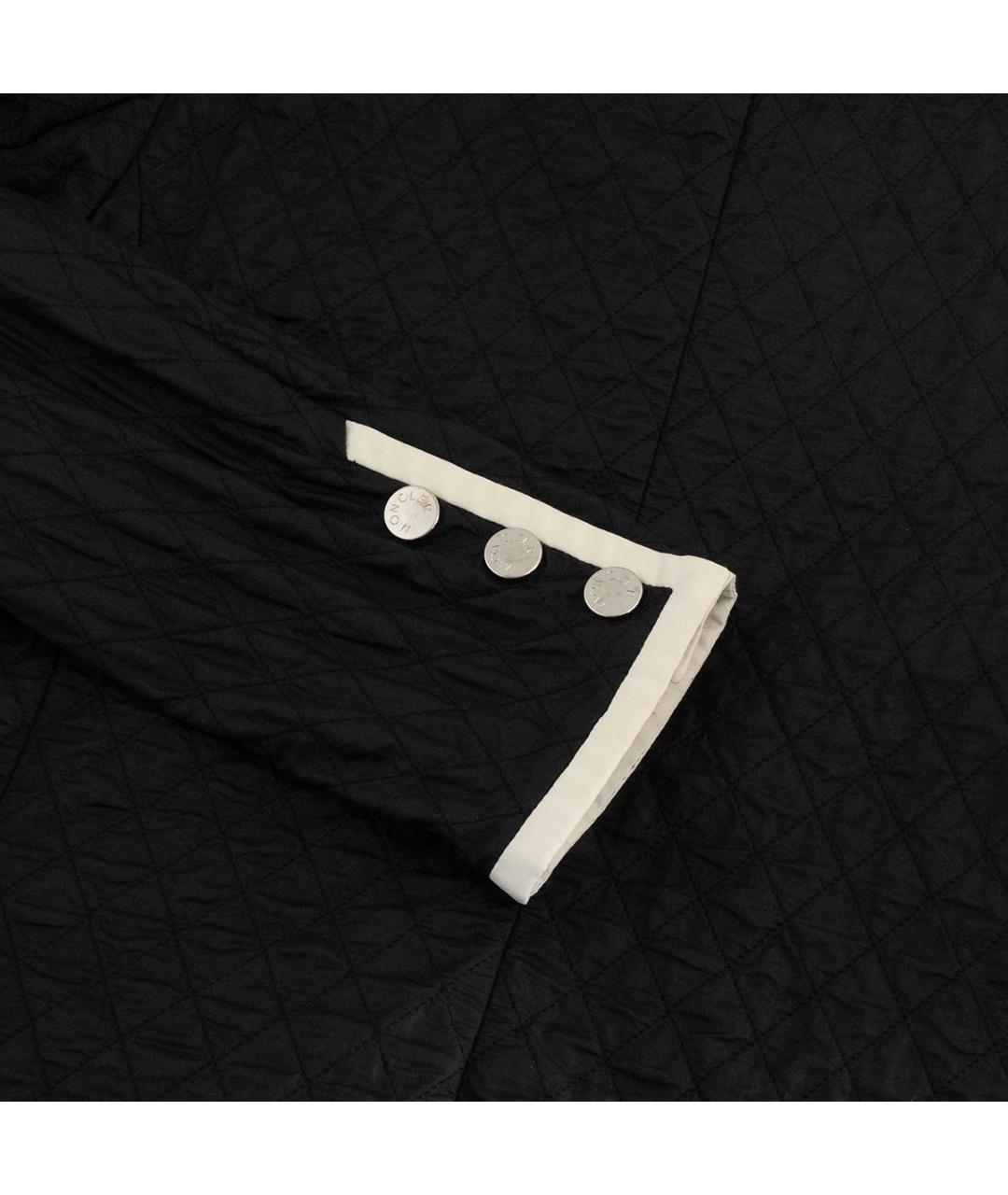 MONCLER Черная полиамидовая куртка, фото 5