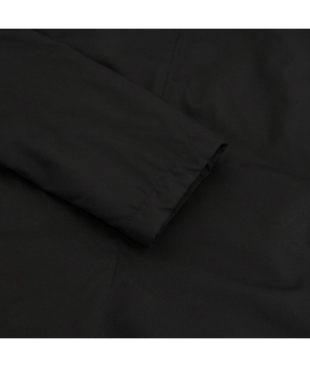 ARMANI COLLEZIONI Черная полиэстеровая куртка, фото 5