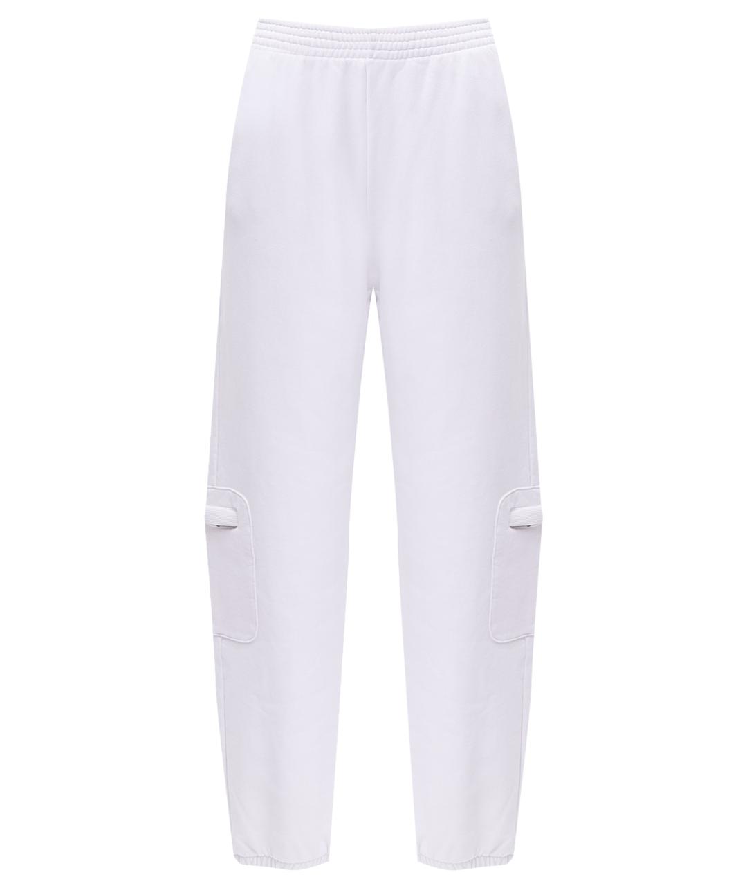 MM6 MAISON MARGIELA Белые хлопковые спортивные брюки и шорты, фото 1