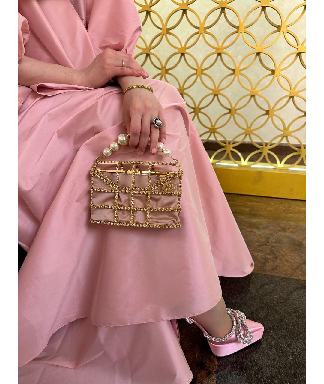 BERNADETTE Розовое вечернее платье, фото 4