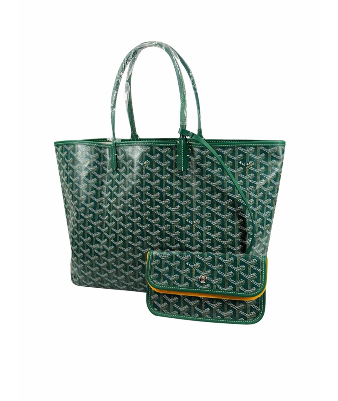 GOYARD Зеленая сумка тоут, фото 1