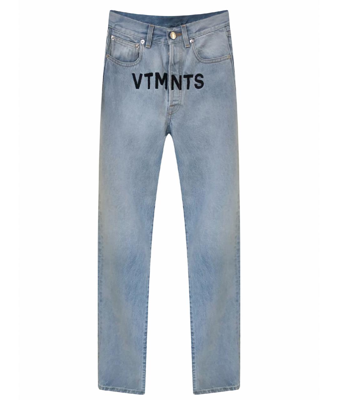 VTMNTS Голубые прямые джинсы, фото 1