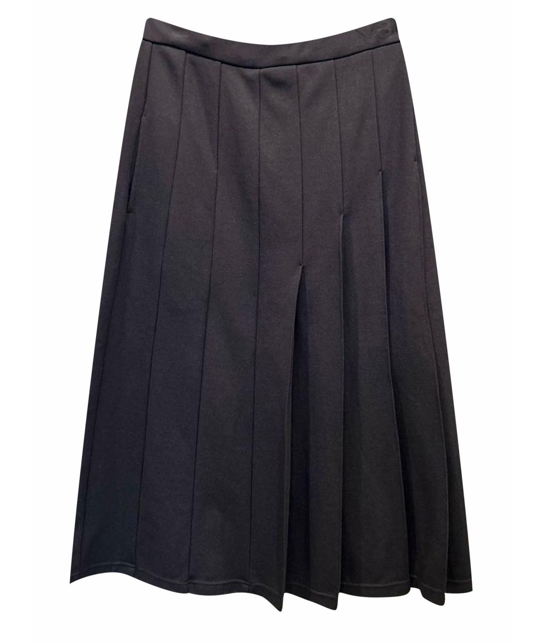 Y-3 Черная юбка миди, фото 1