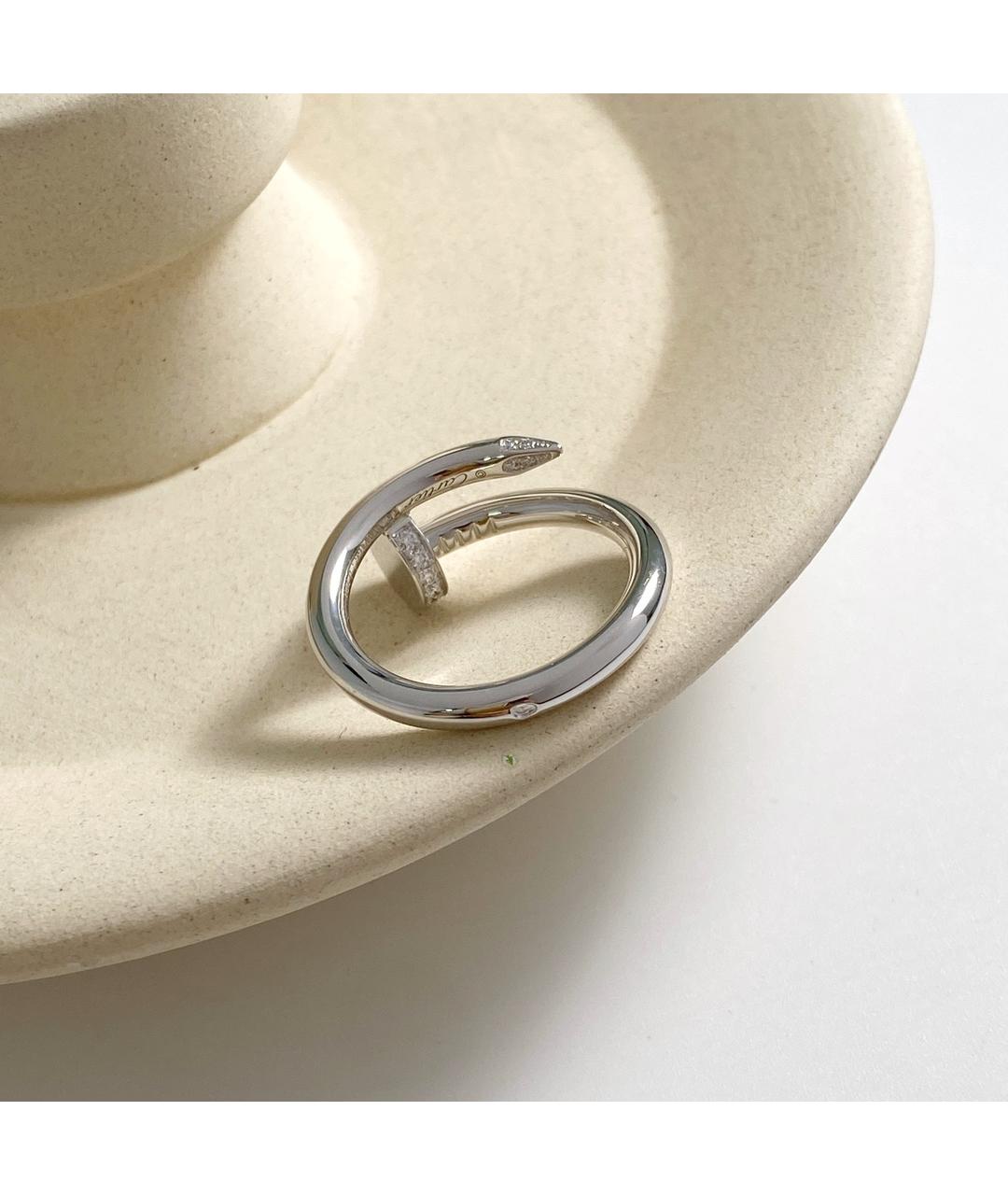 CARTIER Серебряное кольцо из белого золота, фото 4