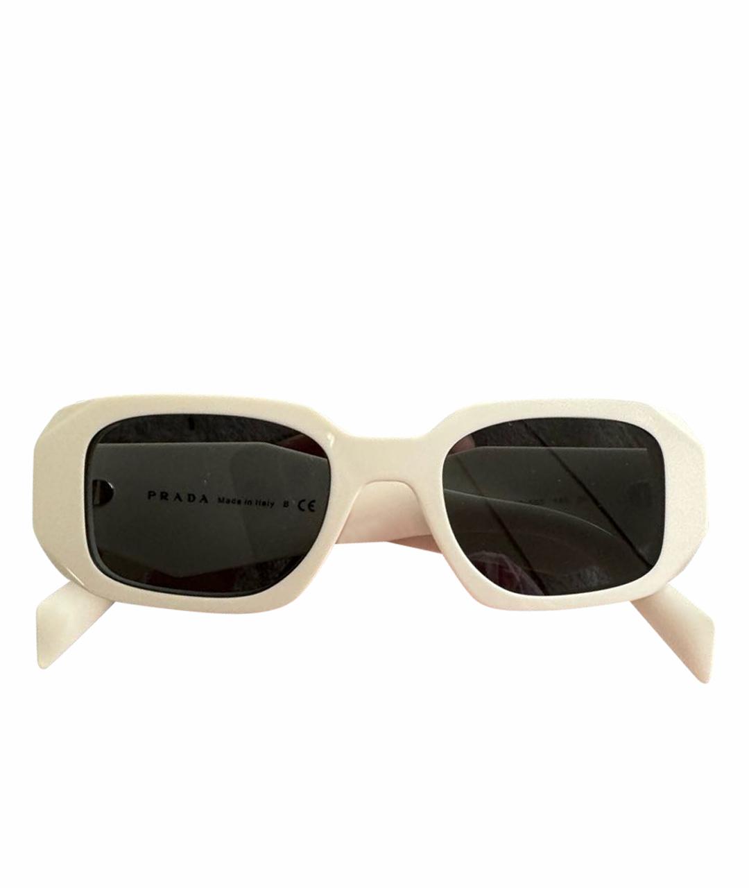PRADA Белые солнцезащитные очки, фото 1