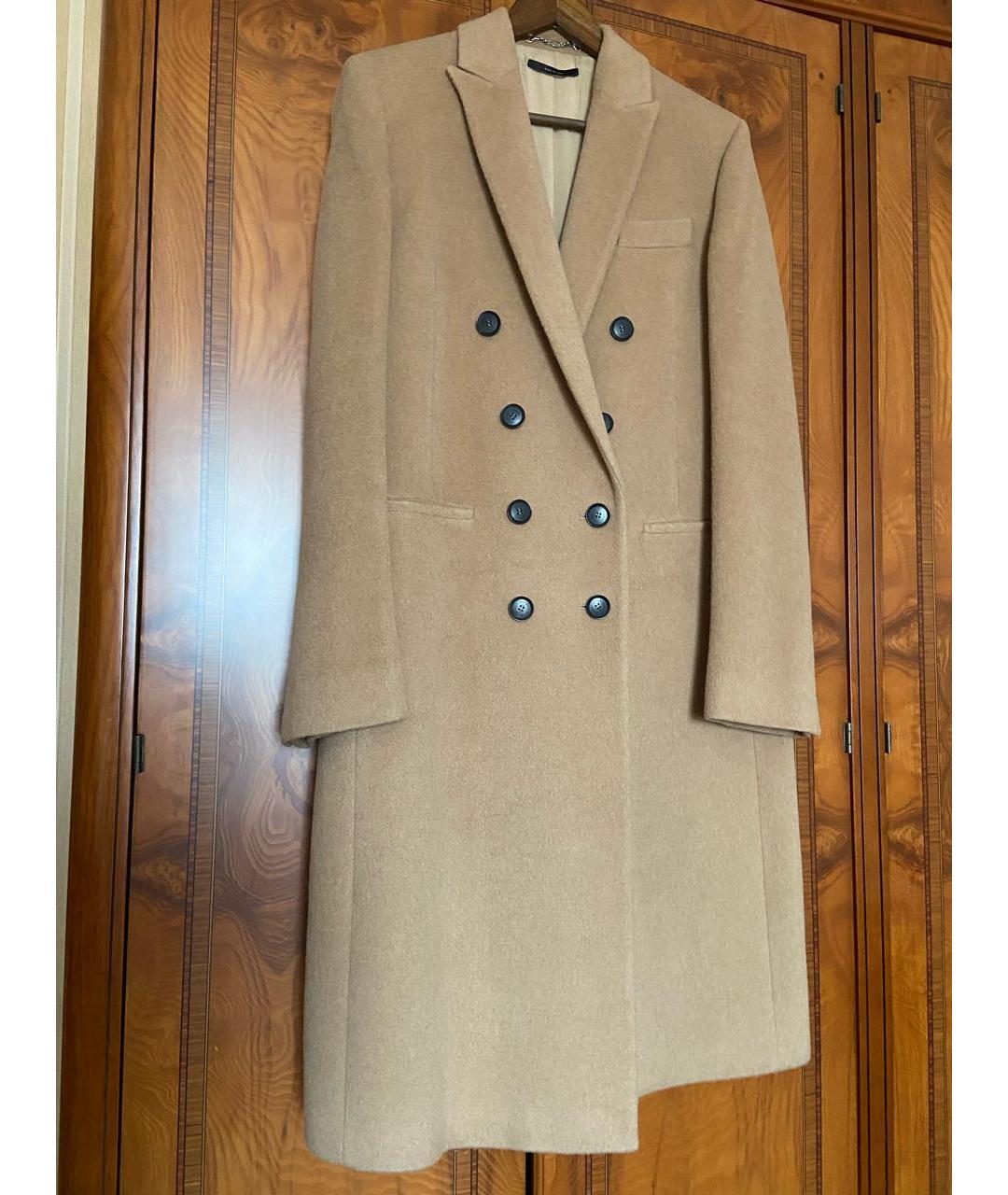 GUCCI Бежевое шерстяное пальто, фото 8