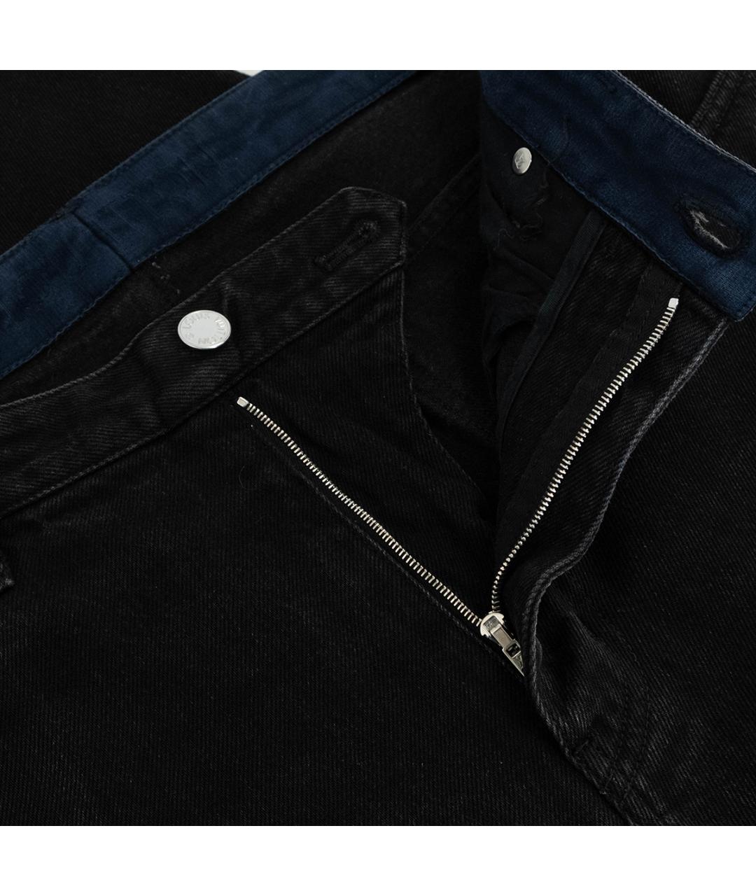 LOUIS VUITTON Черные хлопковые прямые джинсы, фото 4