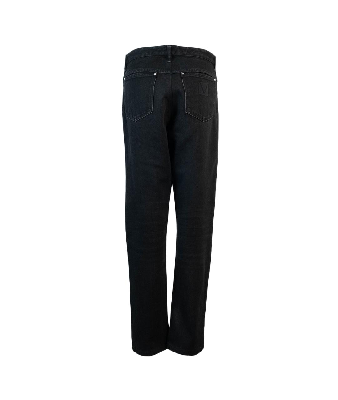 LOUIS VUITTON PRE-OWNED Черные хлопковые прямые джинсы, фото 2