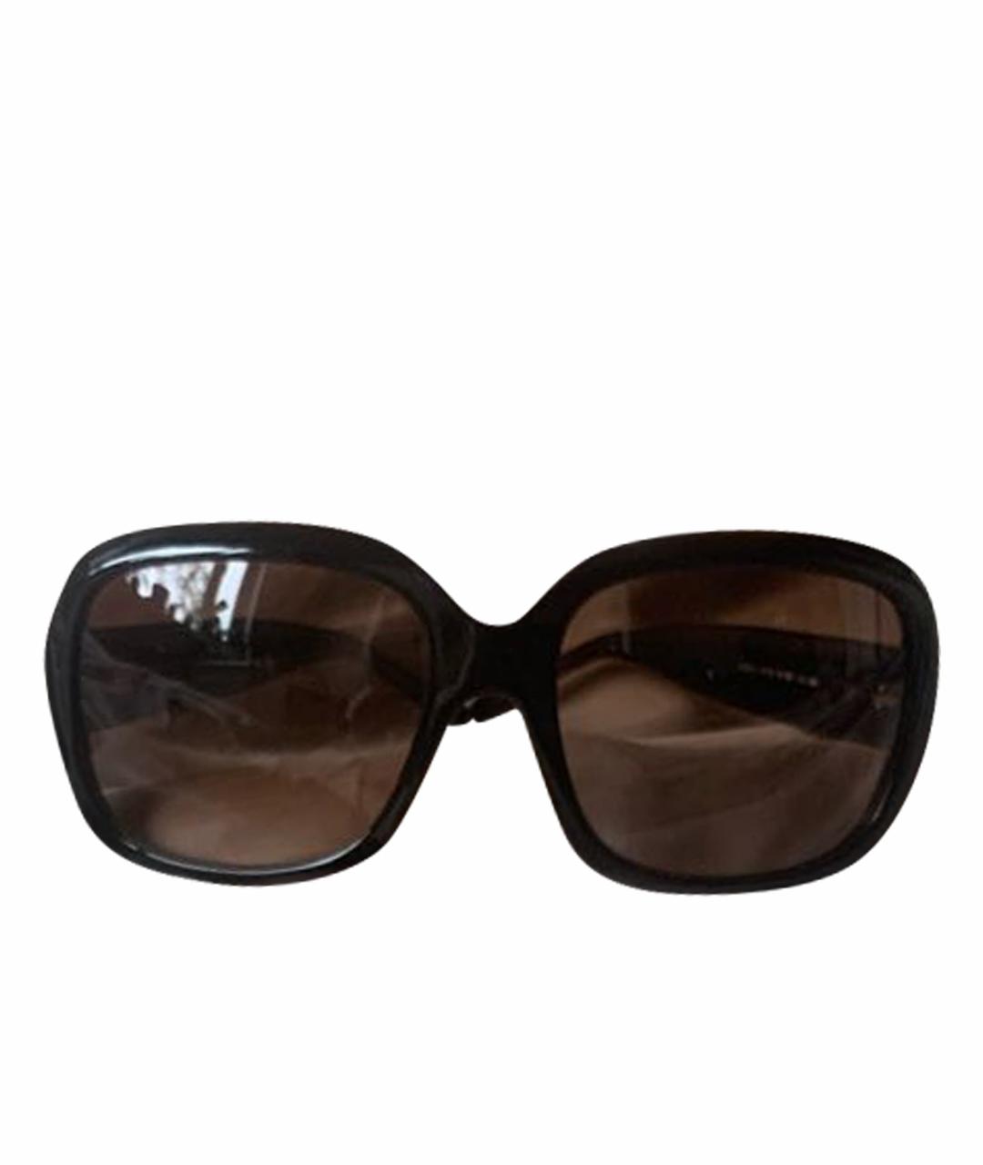 CELINE Коричневые пластиковые солнцезащитные очки, фото 1