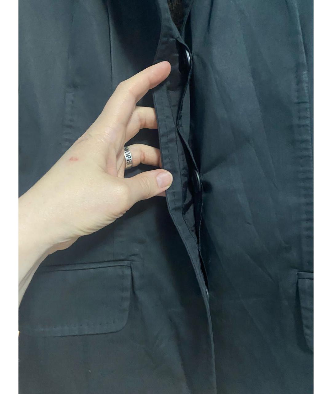 HUGO BOSS Черный хлопковый жакет/пиджак, фото 3