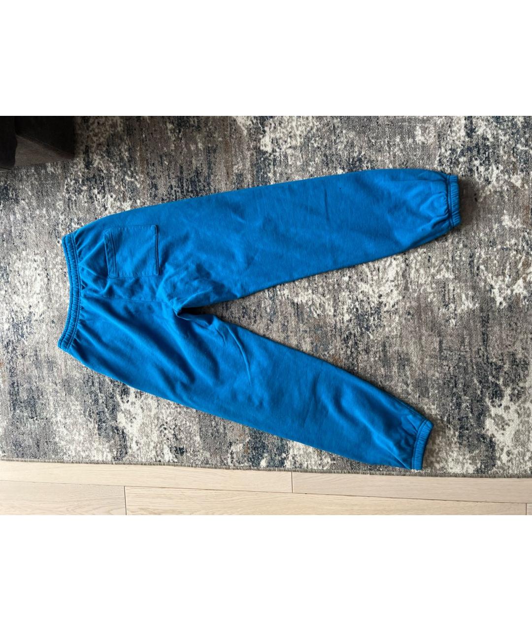SPORTY AND RICH Синие хлопковые спортивные брюки и шорты, фото 2