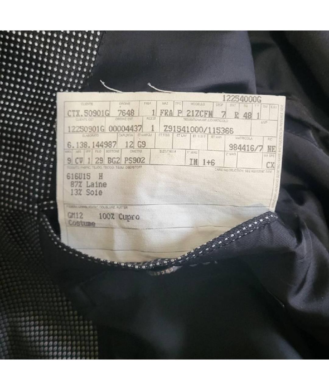 GUCCI Антрацитовый хлопковый пиджак, фото 4