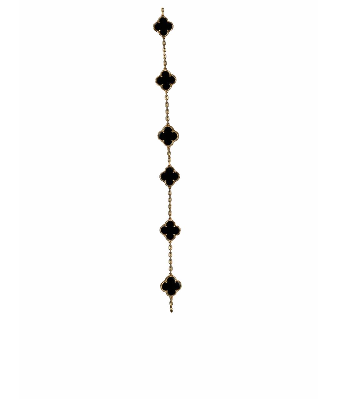 VAN CLEEF & ARPELS Черный браслет из желтого золота, фото 1