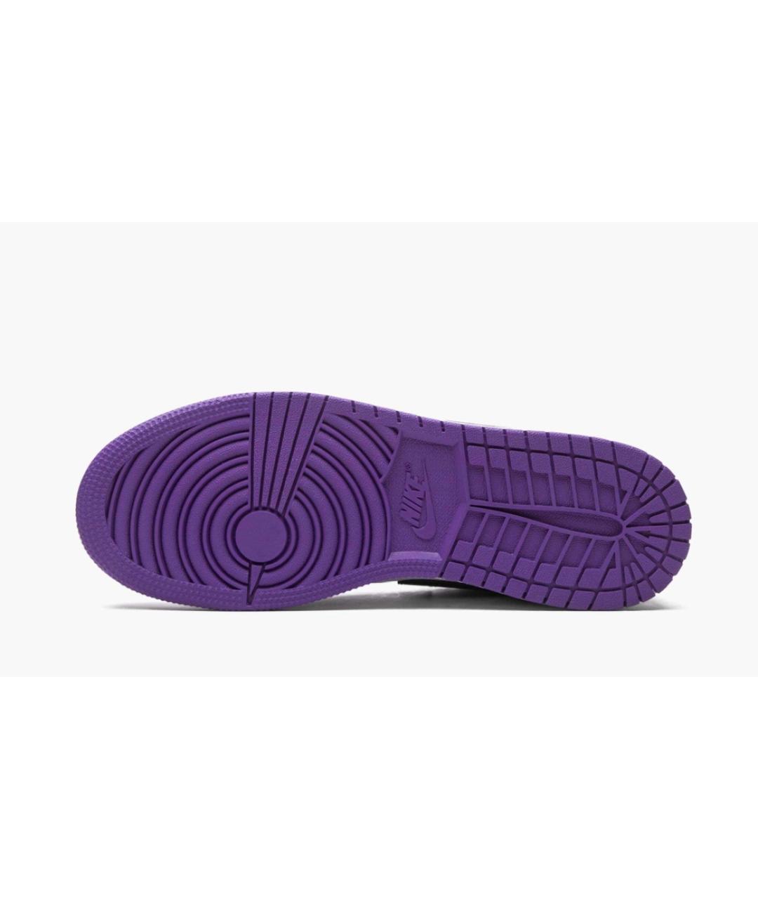 JORDAN Фиолетовые кроссовки из искусственной кожи, фото 5