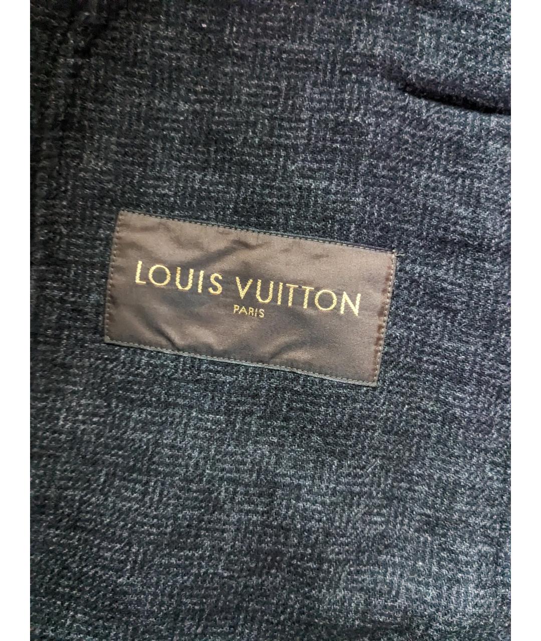LOUIS VUITTON PRE-OWNED Черная кашемировая куртка, фото 6