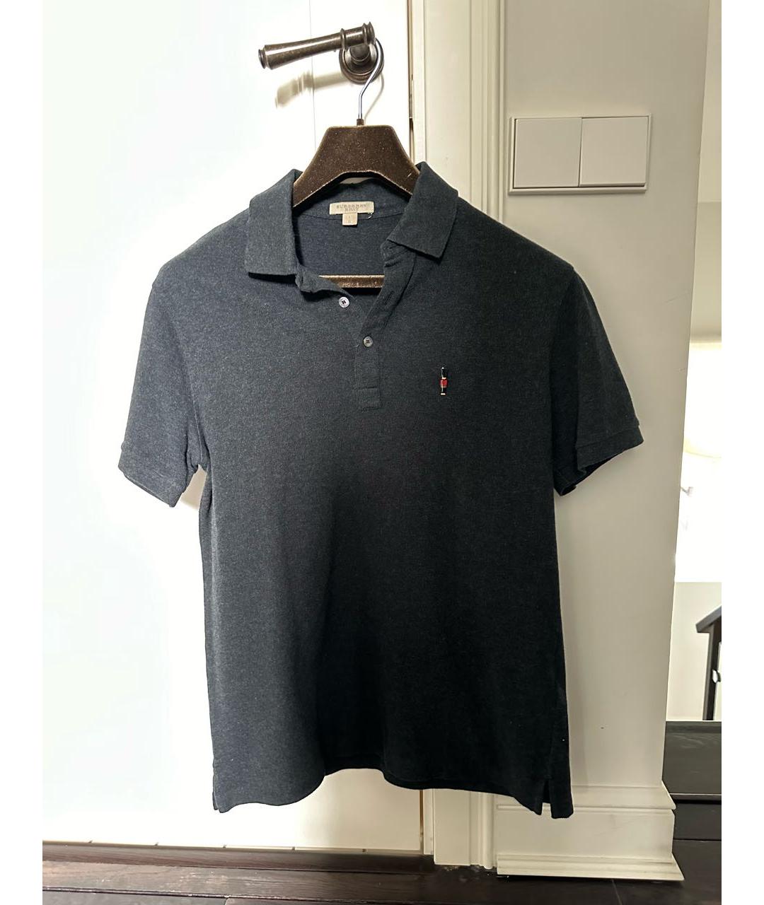 Burberry polo gray best sale