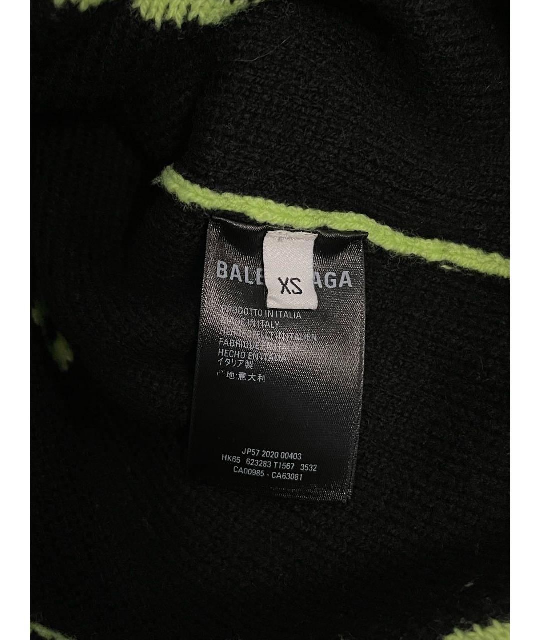 BALENCIAGA Салатовый шерстяной джемпер / свитер, фото 5