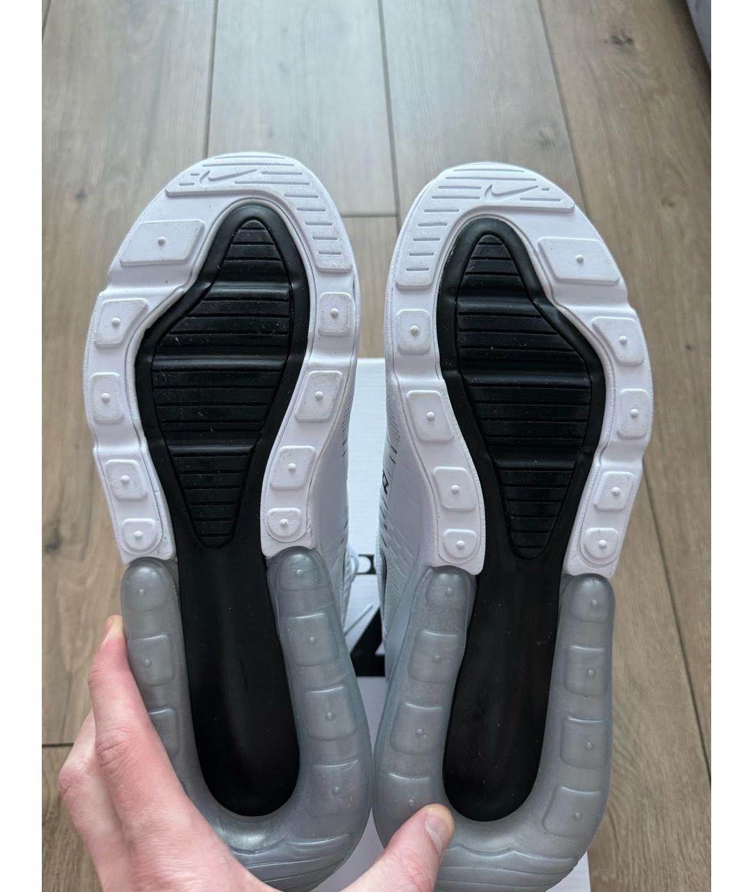 NIKE Белые низкие кроссовки / кеды из искусственной кожи, фото 7