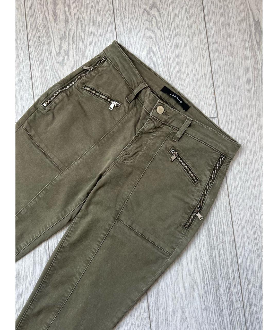 JBRAND Хаки хлопко-эластановые джинсы слим, фото 2