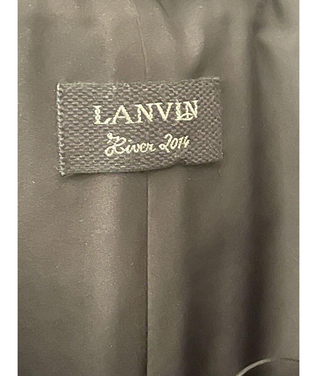 LANVIN Черное вечернее платье, фото 3