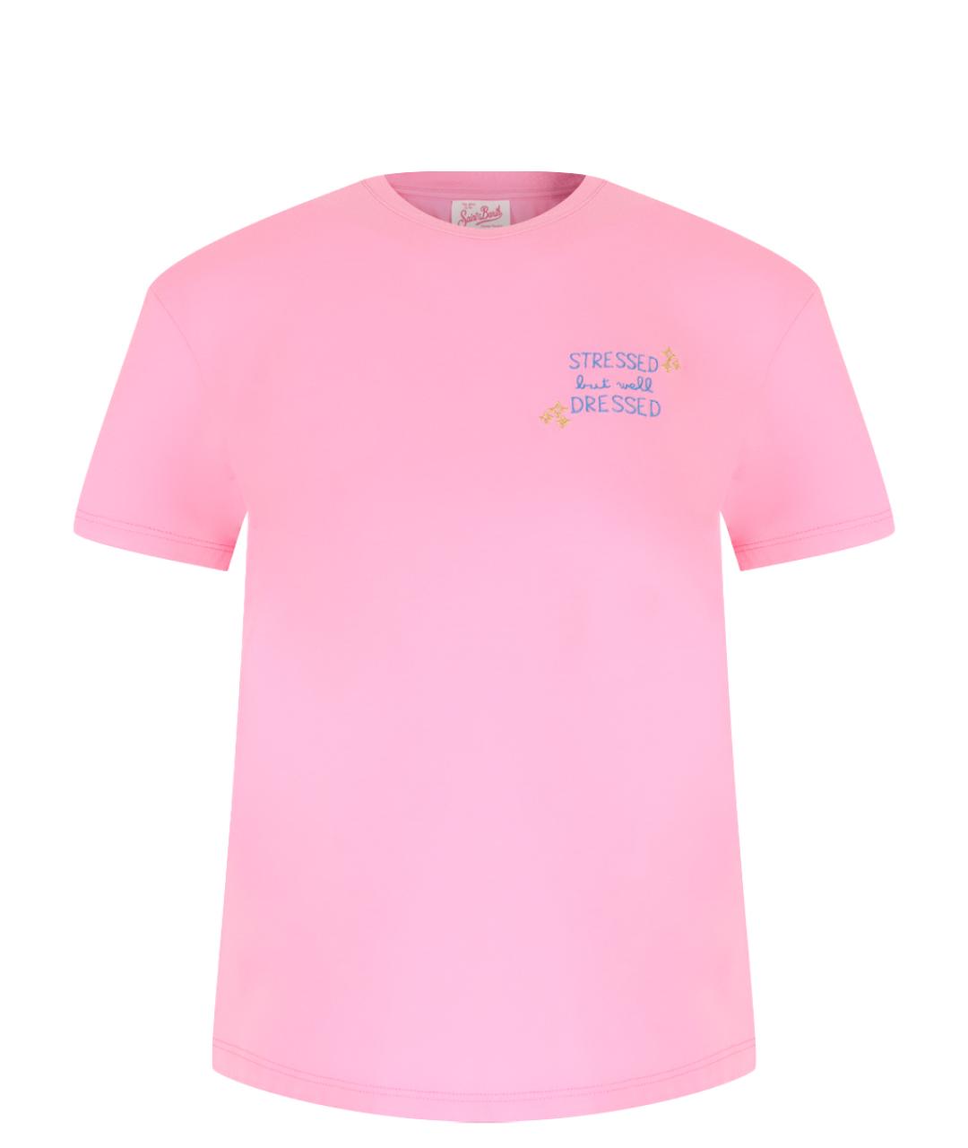MC2 SAINT BARTH Розовая футболка, фото 1