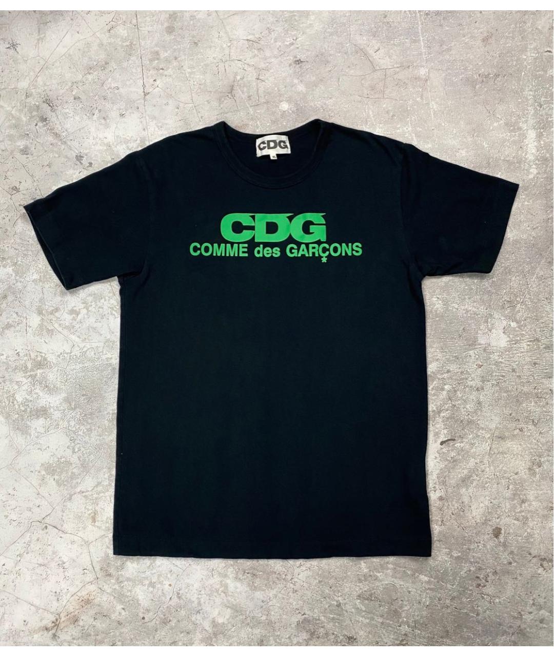 COMME DES GARÇONS Черная хлопковая футболка, фото 7