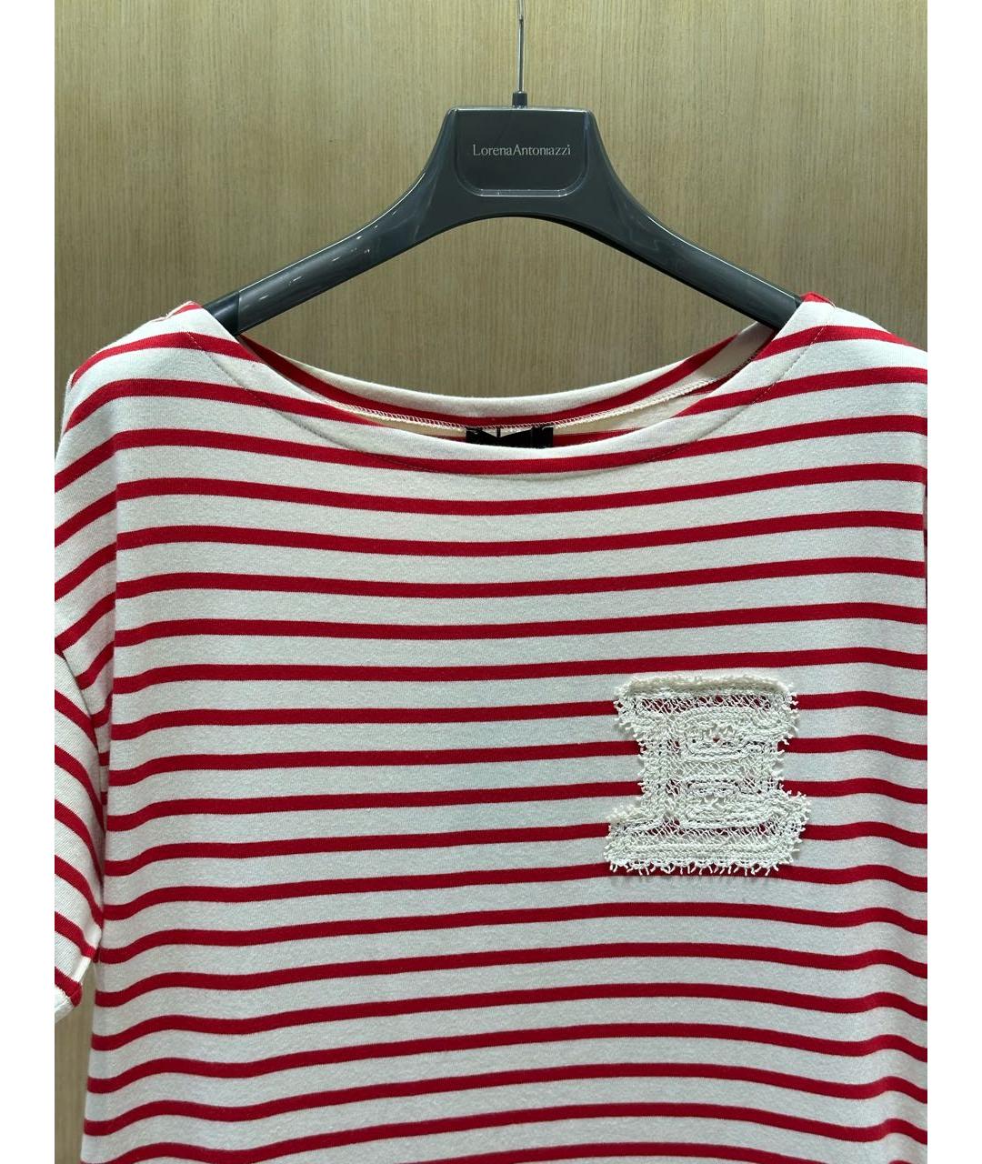 ERMANNO ERMANNO Белое хлопковое повседневное платье, фото 4