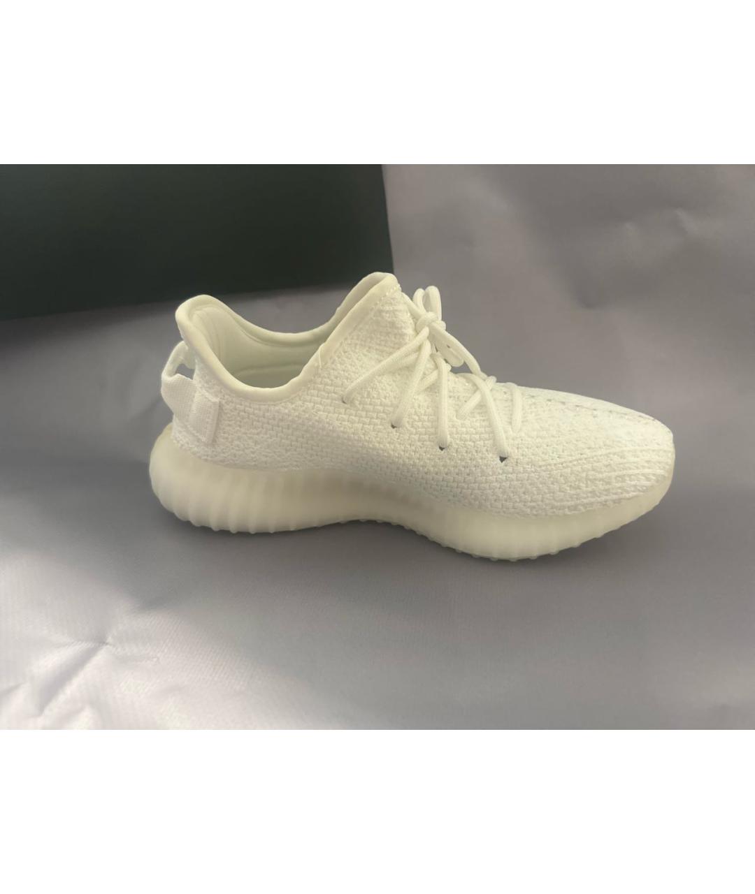 ADIDAS YEEZY Белые текстильные кроссовки, фото 5