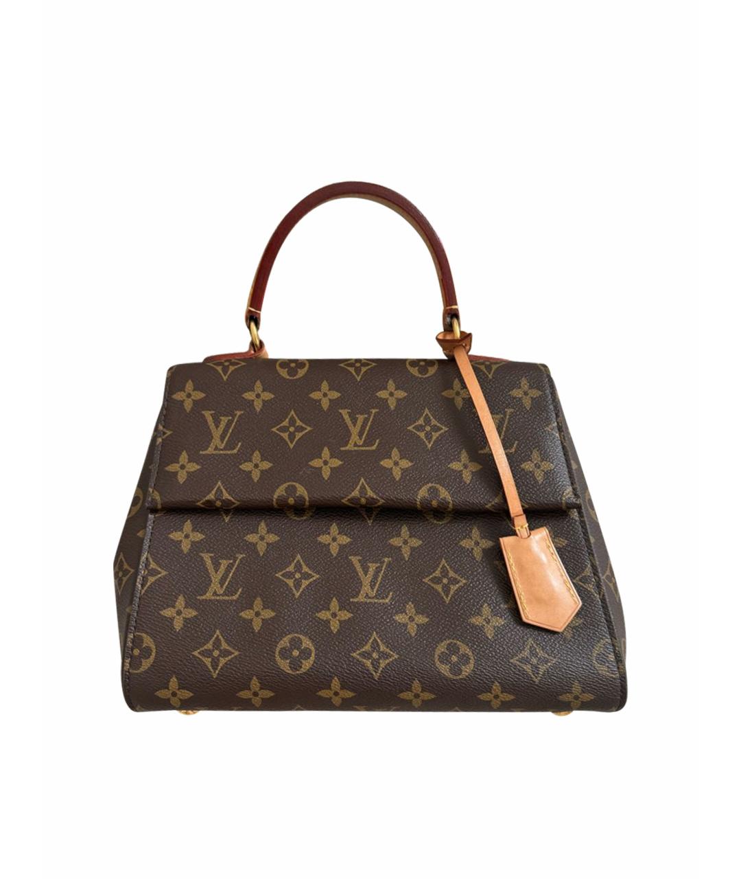 LOUIS VUITTON PRE-OWNED Коричневая сумка с короткими ручками, фото 1