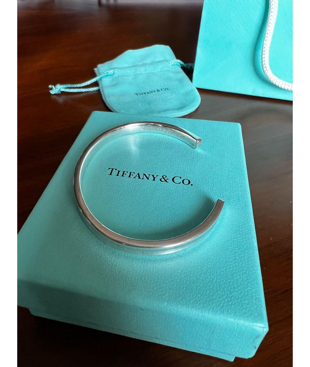 TIFFANY&CO Серебрянный серебряный браслет, фото 4