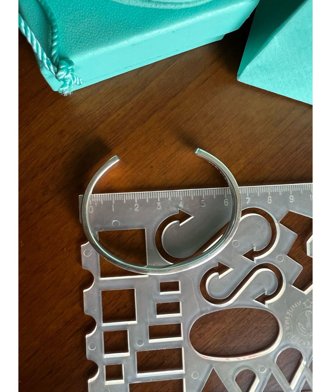 TIFFANY&CO Серебрянный серебряный браслет, фото 9