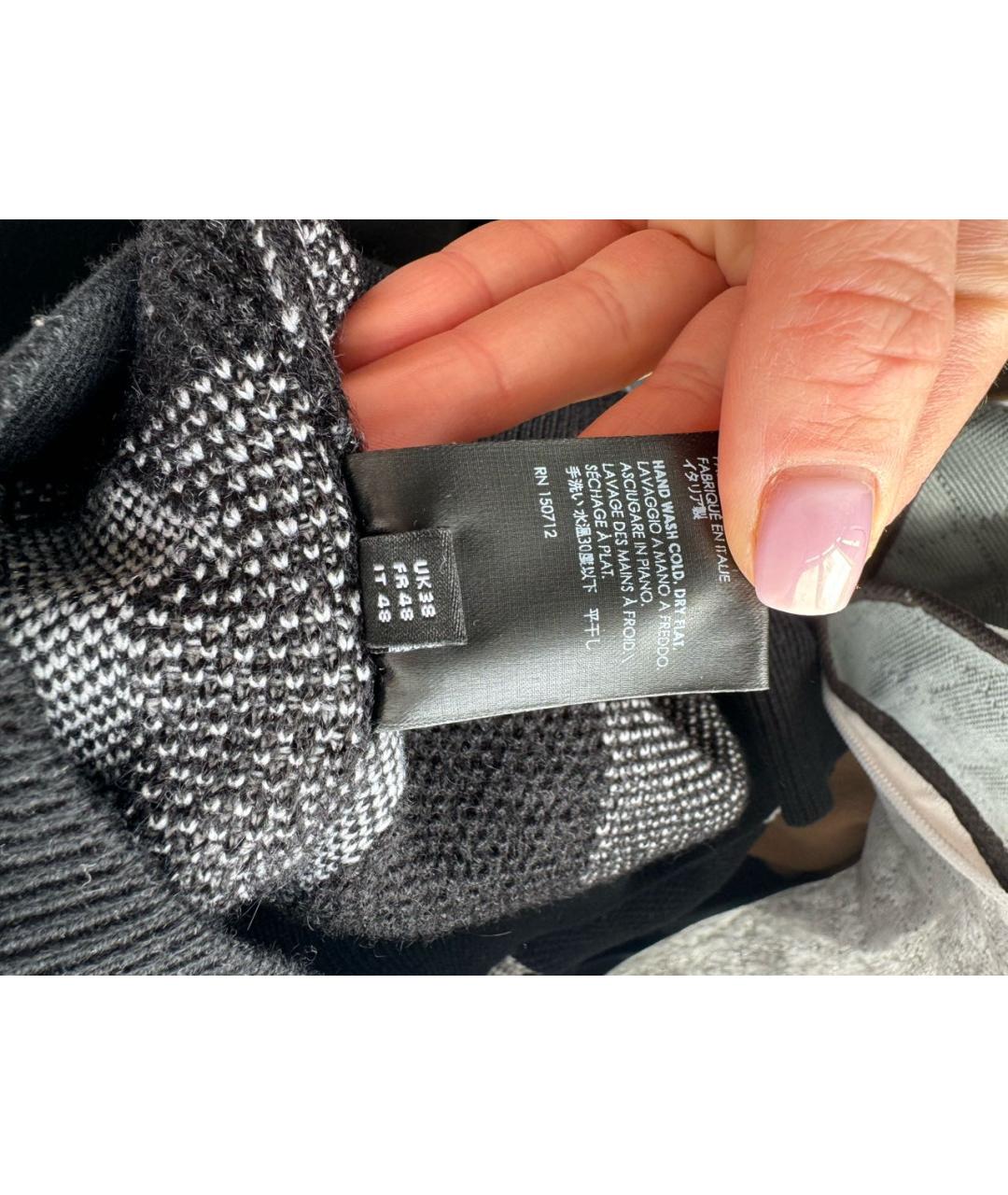 AMIRI Серый кашемировый джемпер / свитер, фото 4