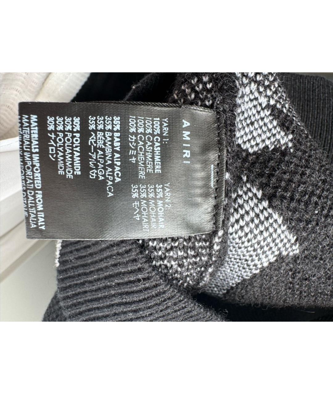 AMIRI Серый кашемировый джемпер / свитер, фото 5