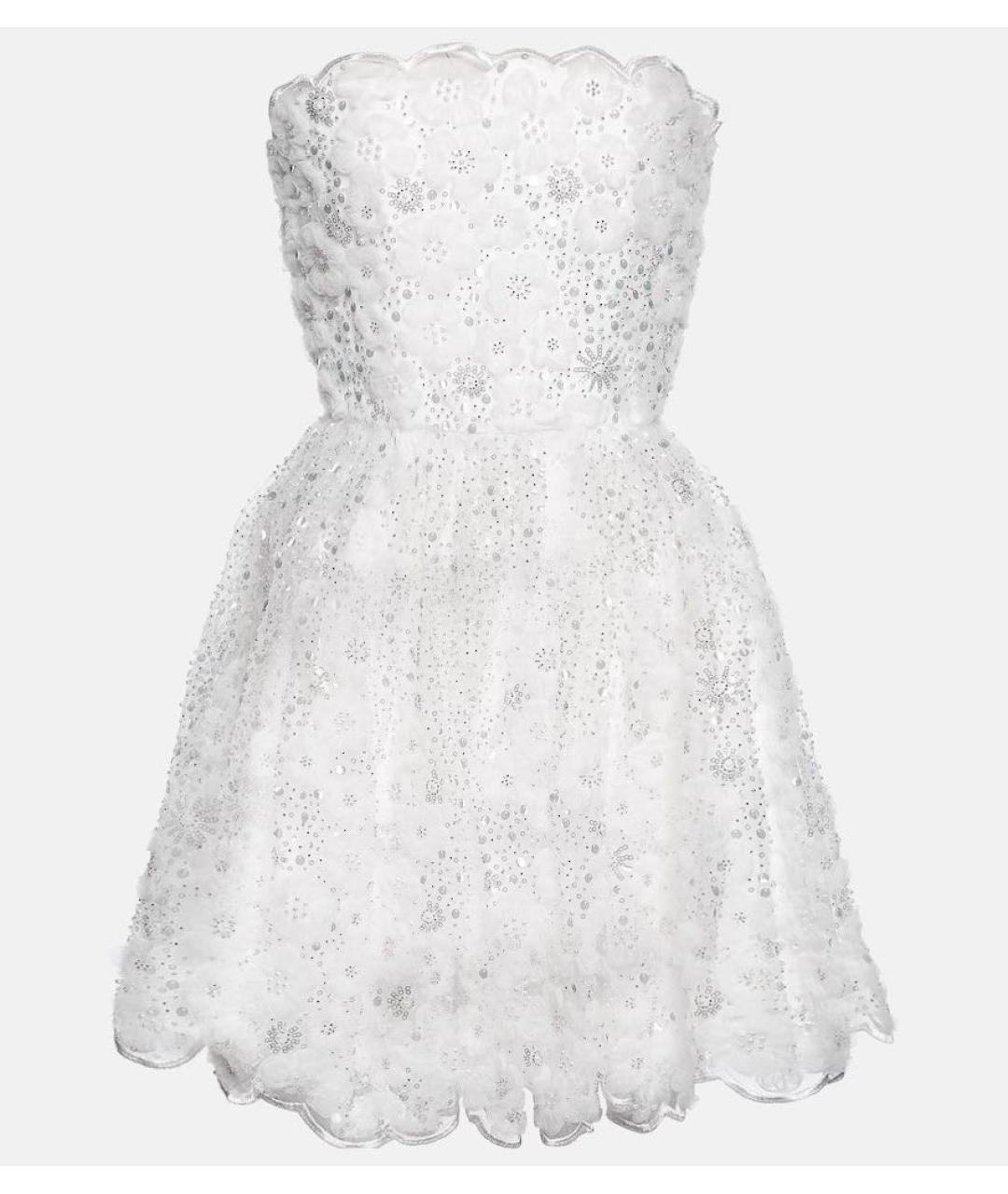 SELF-PORTRAIT Белое коктейльное платье, фото 9