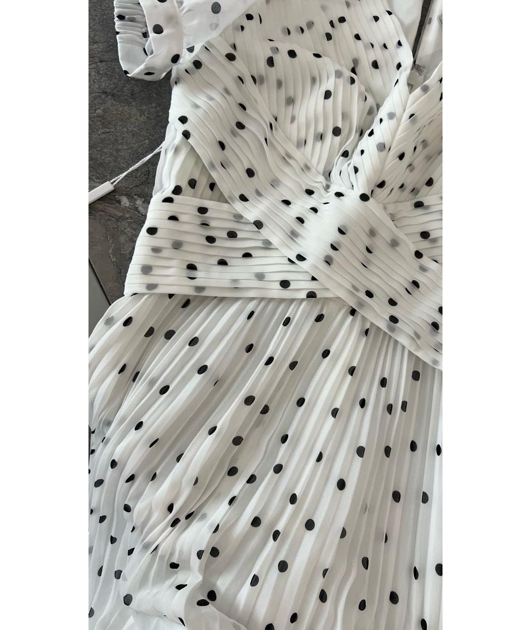 SELF-PORTRAIT Белое полиэстеровое повседневное платье, фото 6