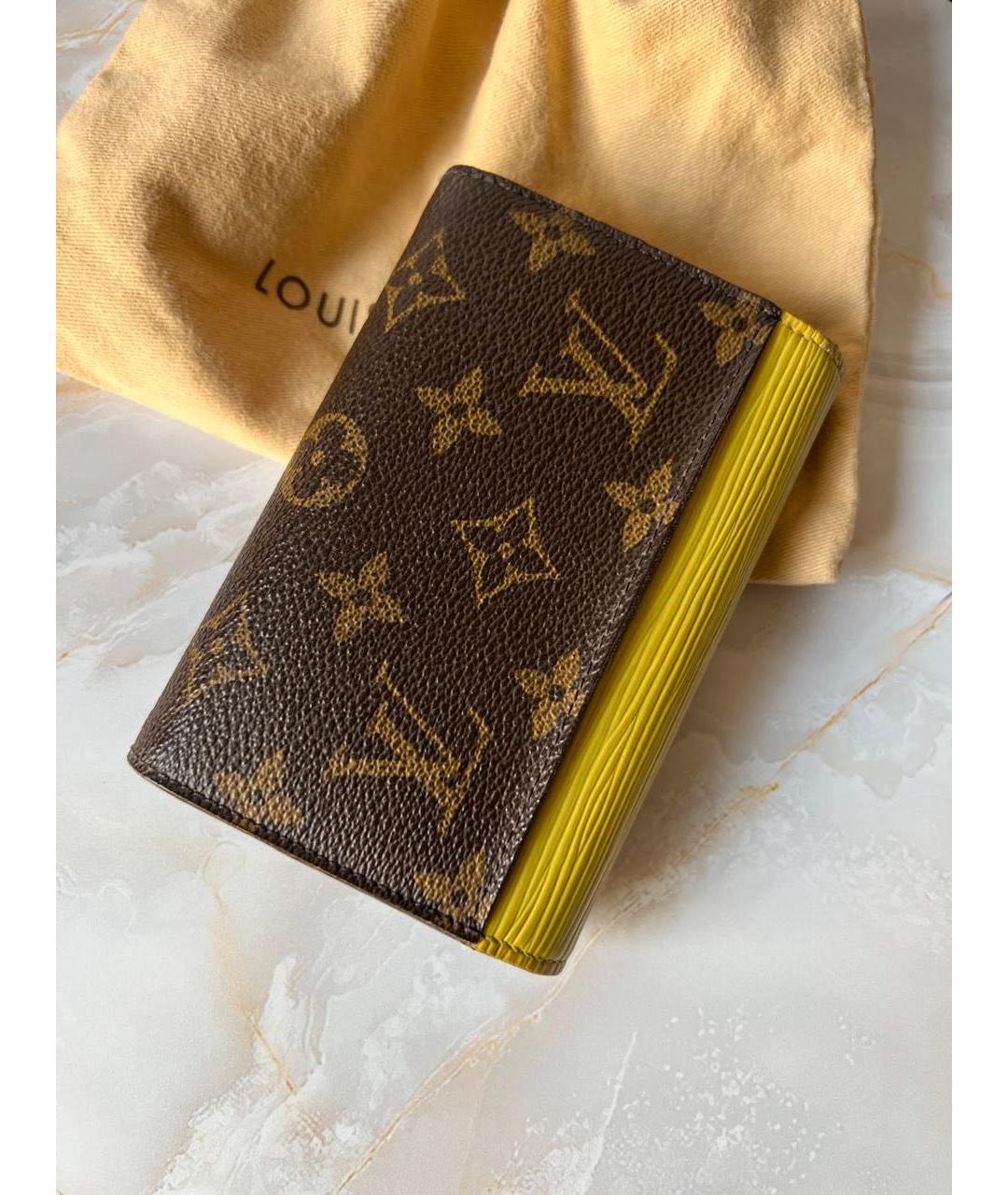 LOUIS VUITTON PRE-OWNED Желтый кошелек, фото 2