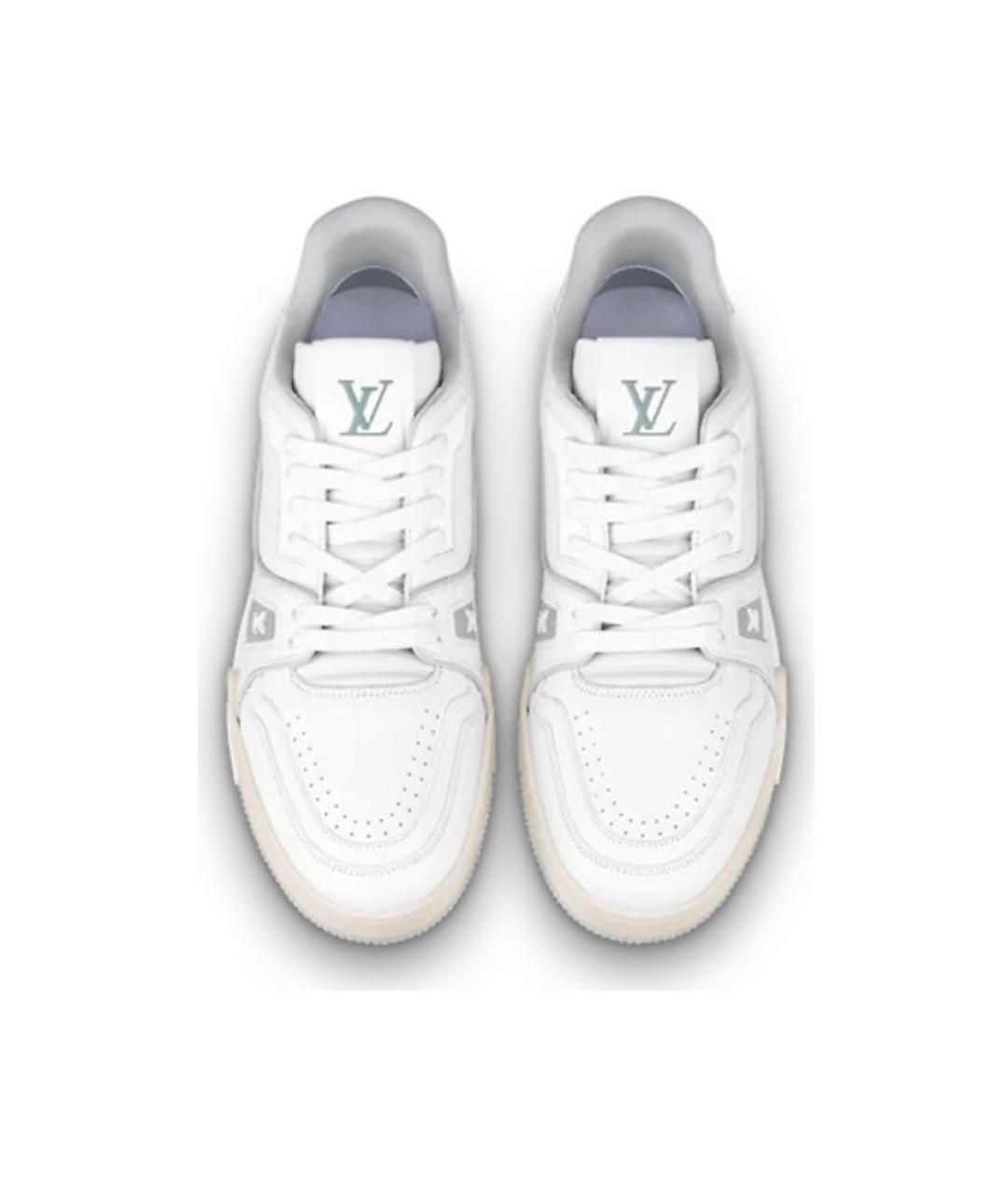 LOUIS VUITTON PRE-OWNED Белые кроссовки, фото 3