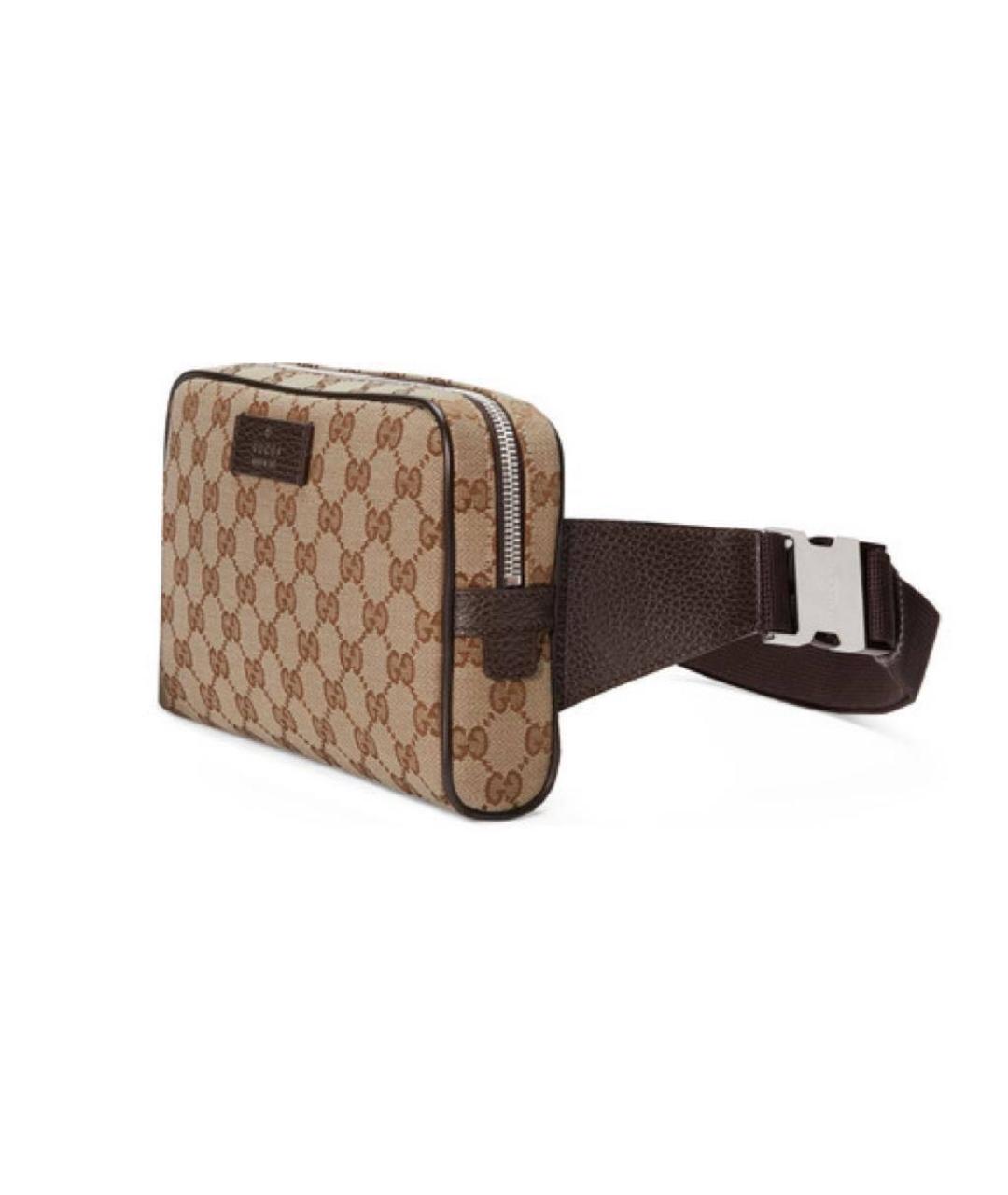 GUCCI Бежевая поясная сумка, фото 3