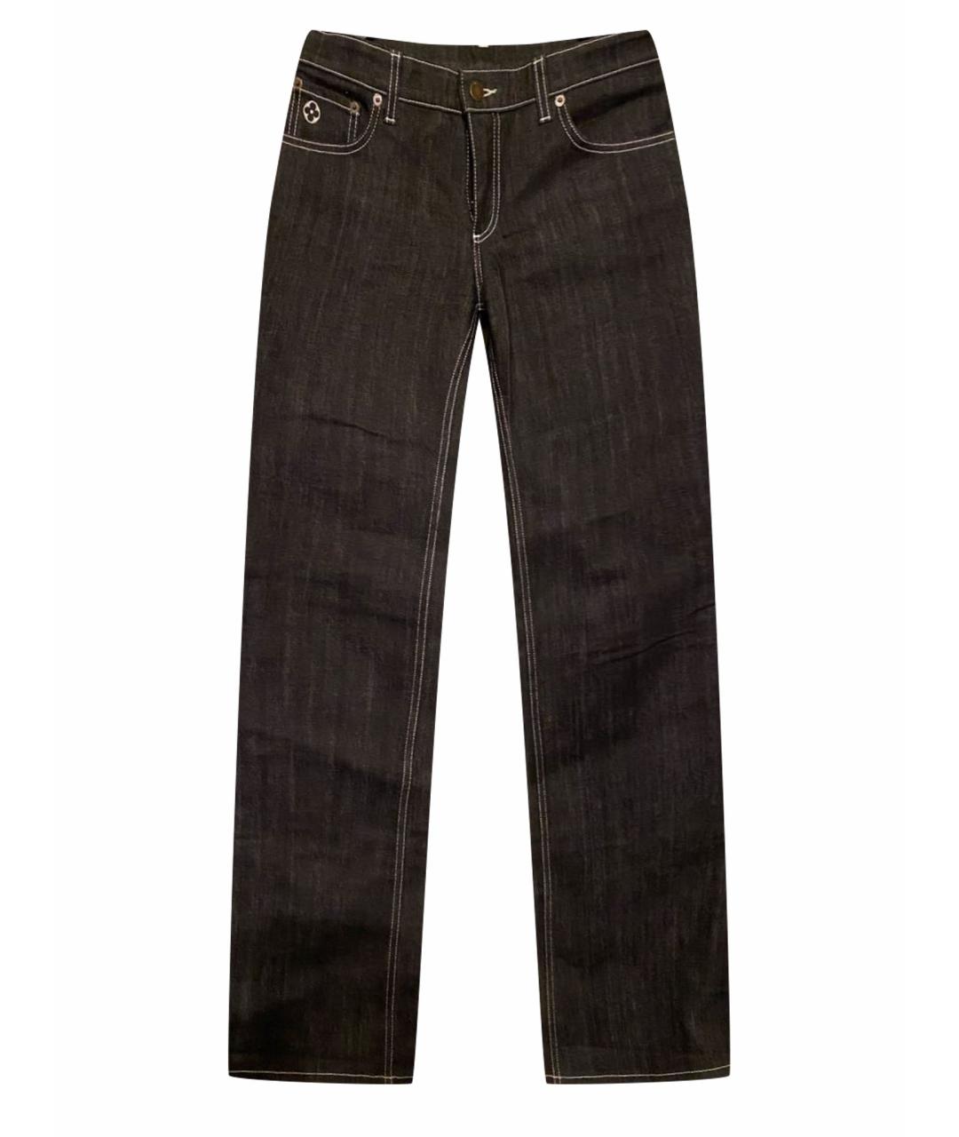 LOUIS VUITTON PRE-OWNED Черные прямые джинсы, фото 1