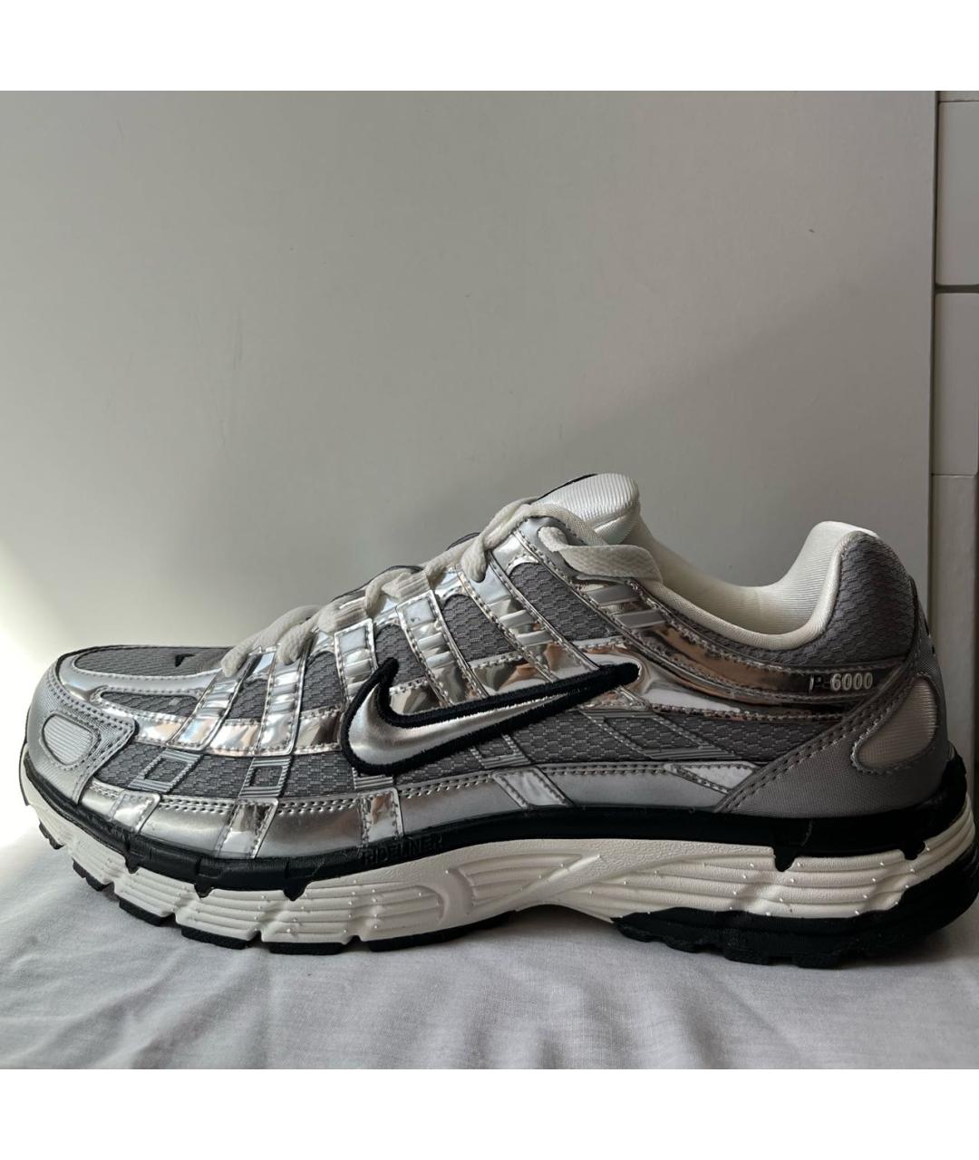 NIKE Серые низкие кроссовки / кеды, фото 5