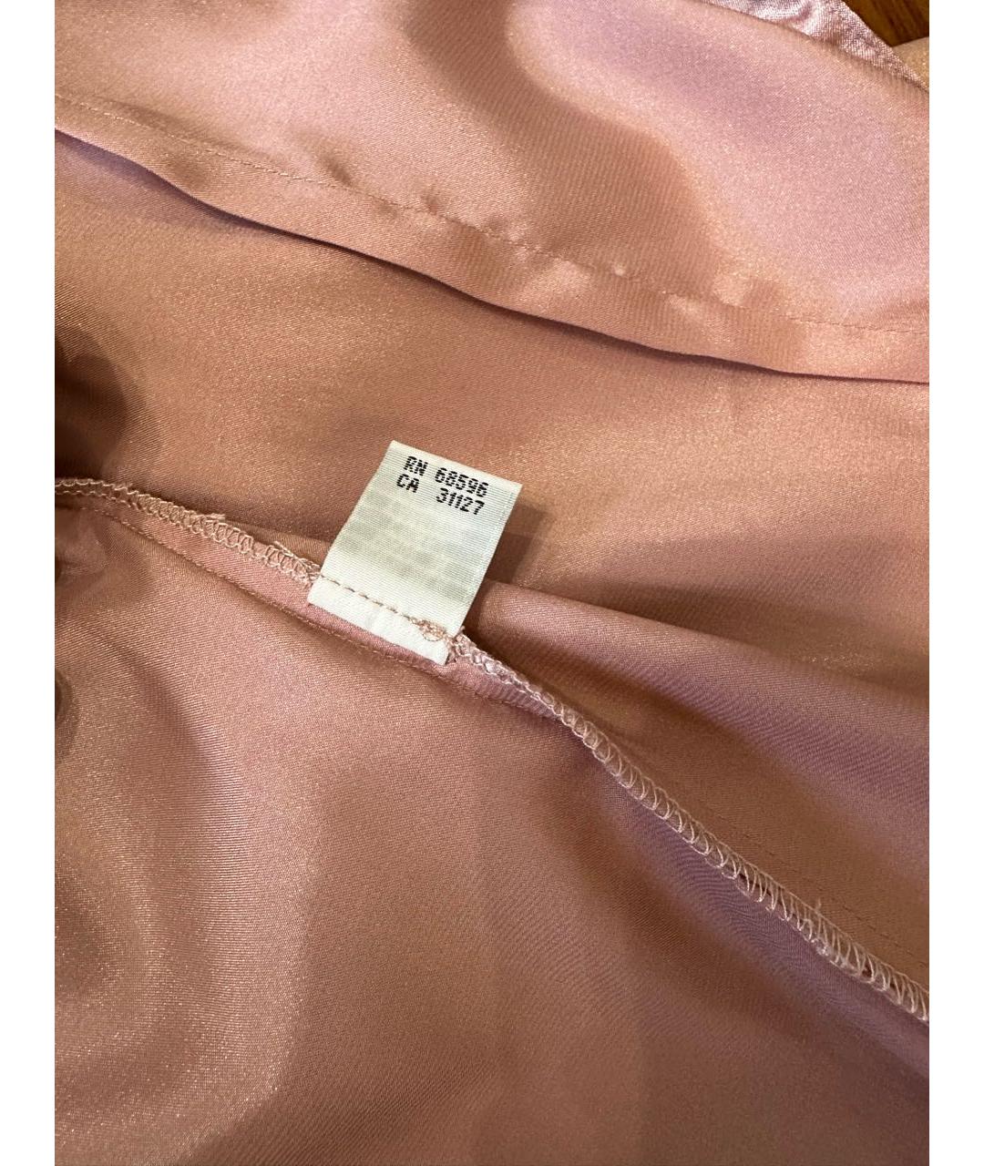 GUCCI Розовая шелковая блузы, фото 5