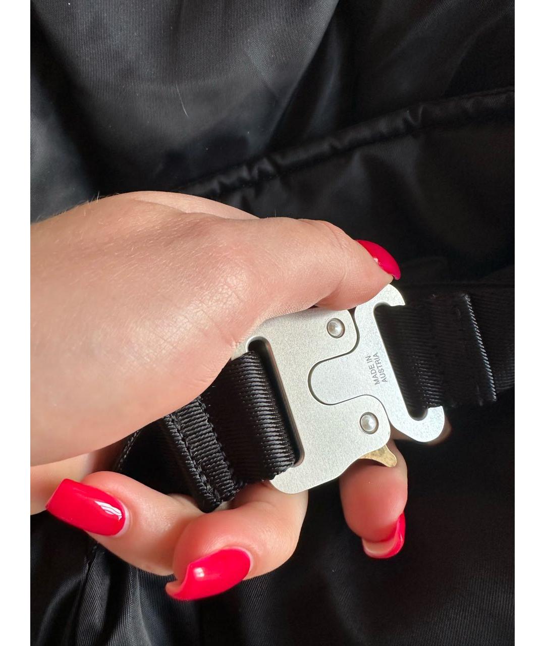 1017 ALYX 9SM Черный полиамидовый пуховик, фото 6