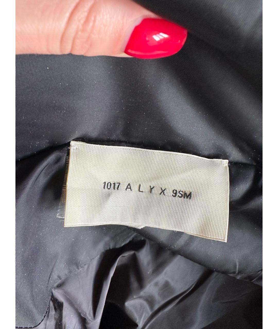 1017 ALYX 9SM Черный полиамидовый пуховик, фото 3