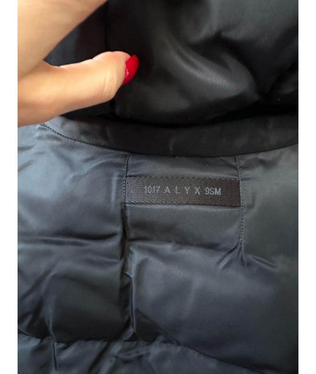 1017 ALYX 9SM Черный полиамидовый пуховик, фото 7