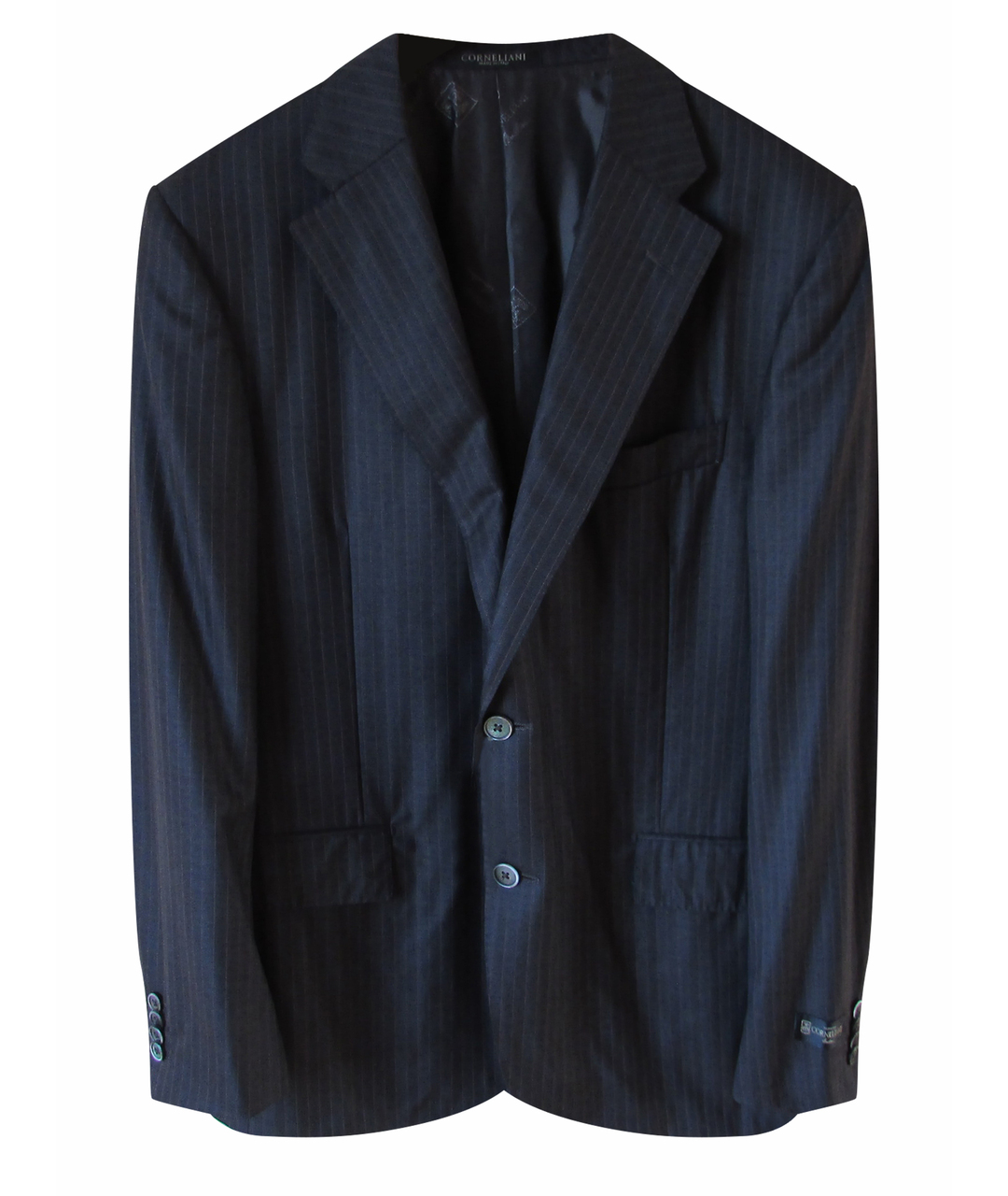 CORNELIANI Черный шерстяной пиджак, фото 1