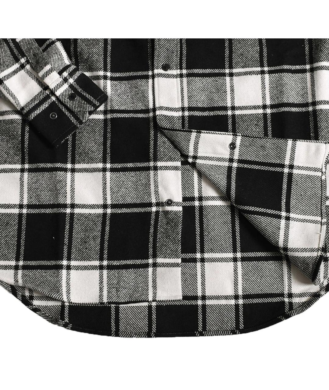 VETEMENTS Серая хлопко-полиэстеровая кэжуал рубашка, фото 4