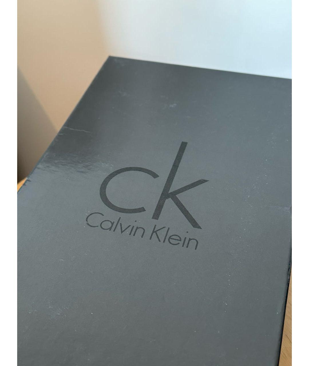 CALVIN KLEIN Серые замшевые туфли, фото 6