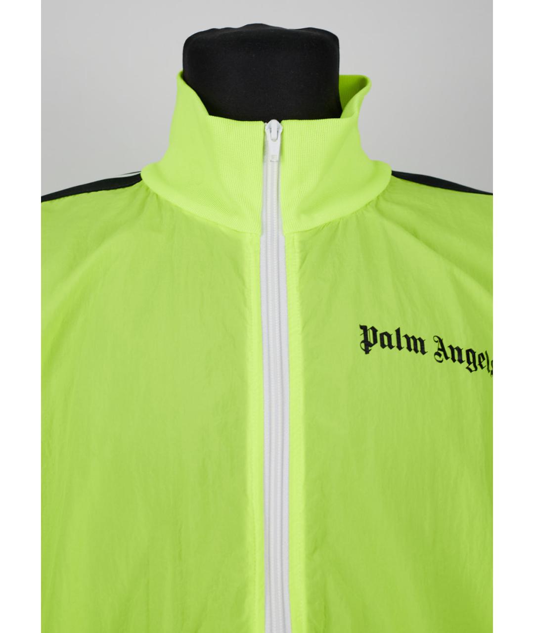 PALM ANGELS Зеленая полиамидовая куртка, фото 4